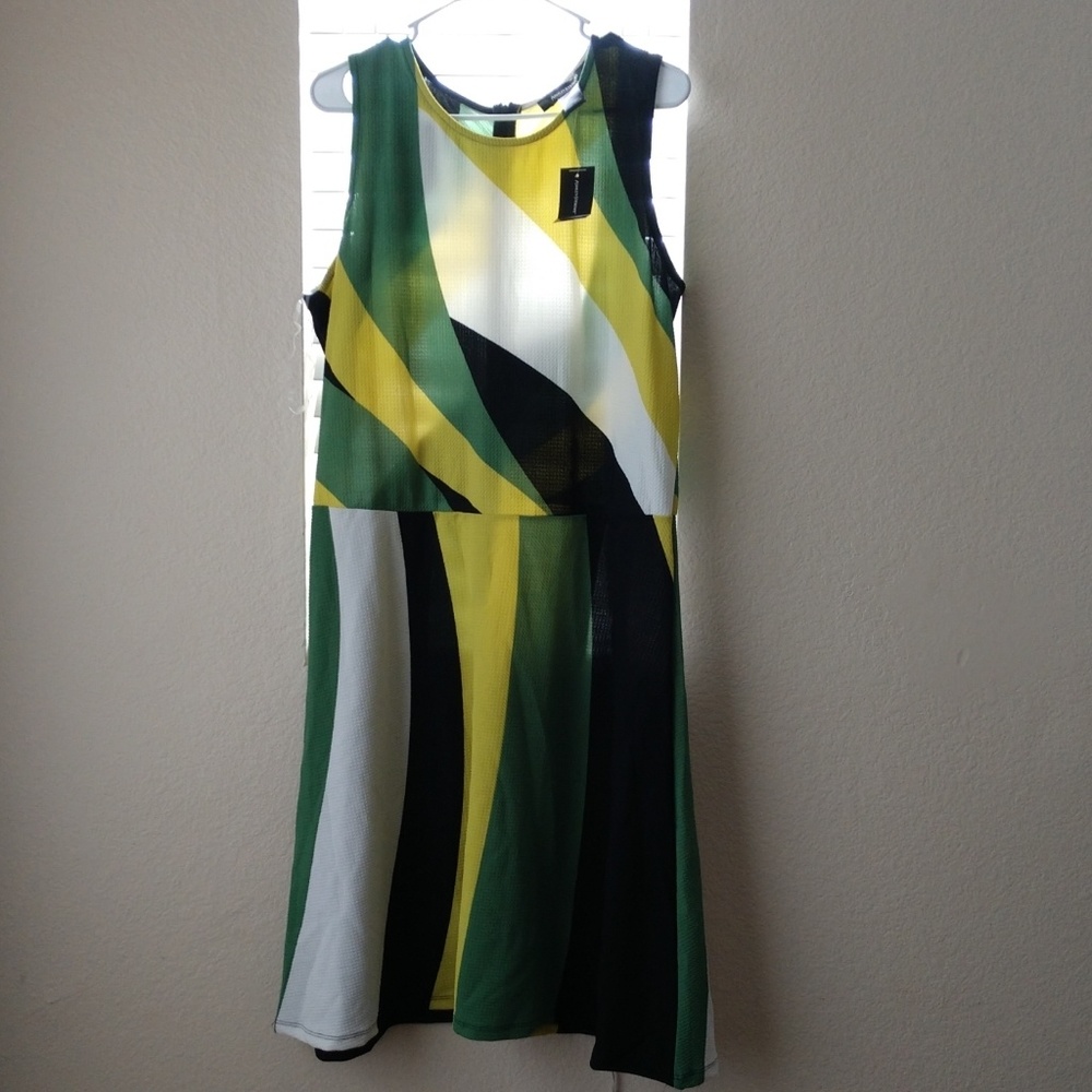 Ashley steward medium green dress